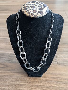 BRIGHTON Pebble Pave Large Link Necklace